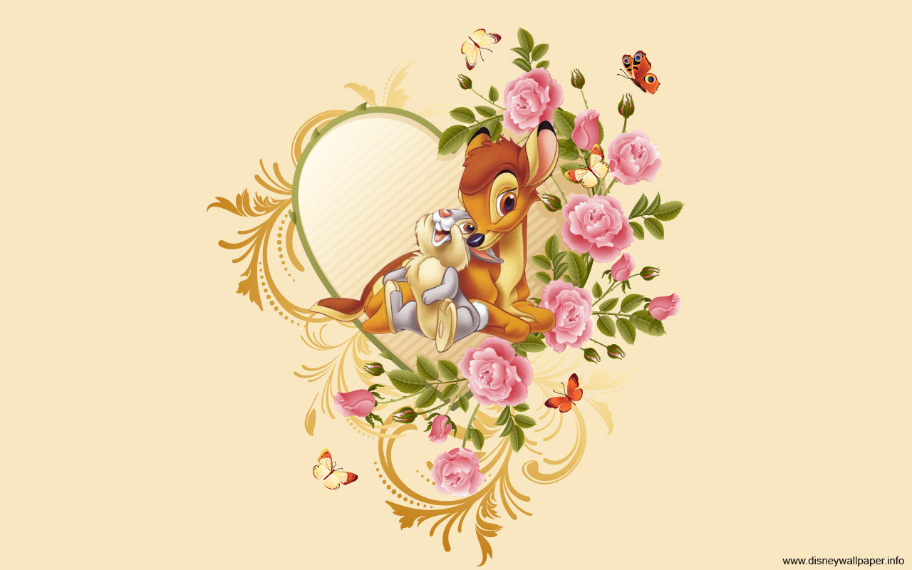 Bambi in Forest Beige Wallpapers  Cool Bambi Wallpaper iPhone