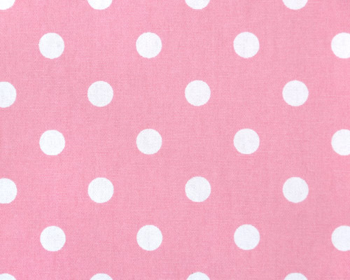 Pink Wallpaper White Polka Dots Brick