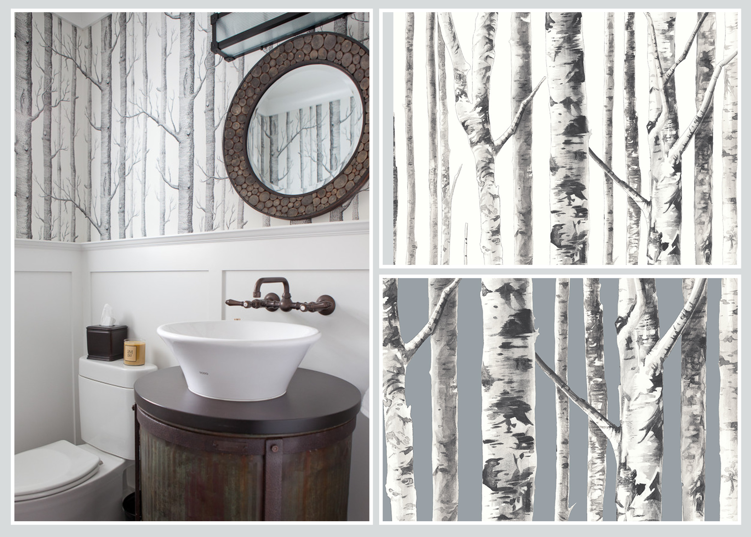Amazing Wallpaper Trends For Your Powder Room Aspiring Walls