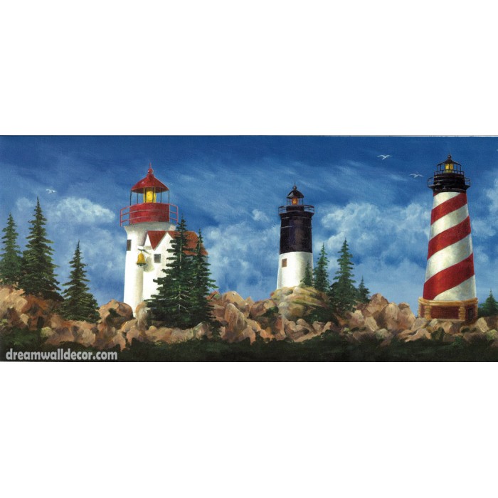 Lighthouse Wallpaper Border Wt1122