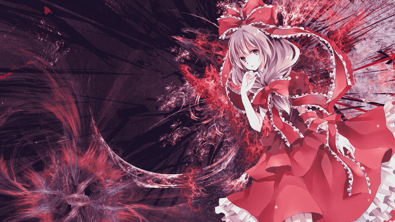 Anime Girl Wallpaper 1366x768 by Raykorn on