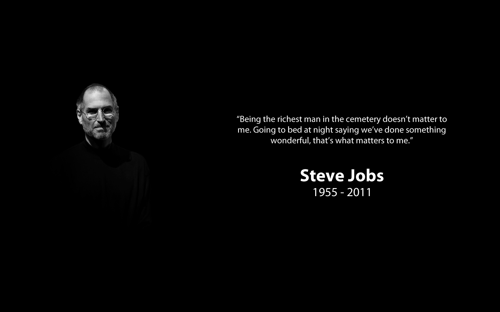 Steve Jobs Wallpaper With Quotes Discussing Social Media