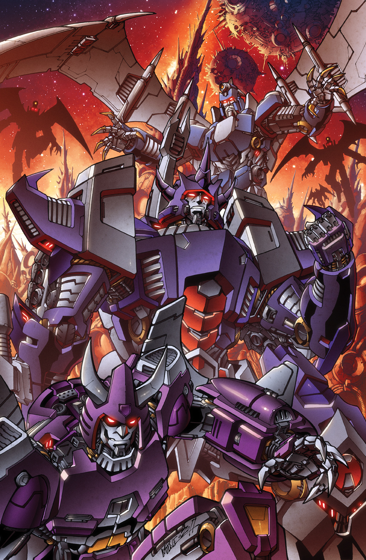 Galvatron And Crew Colours By Markerguru