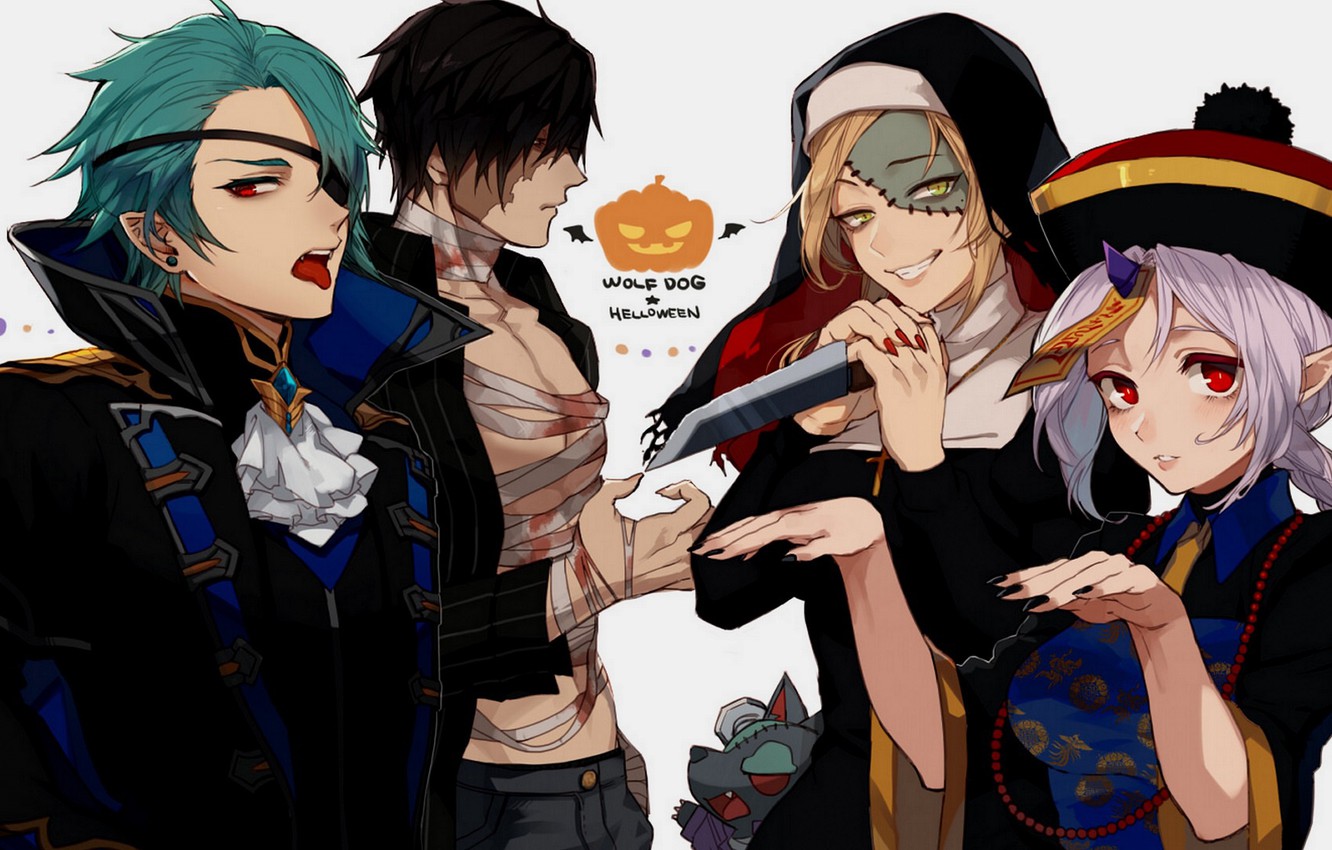 Wallpaper The Game Anime Art Halloween Closers Image For