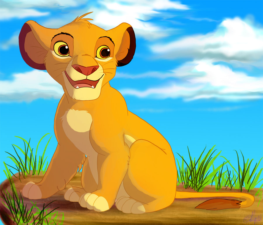 Simba speedpaint   with YT link by Anjali2010 900x771