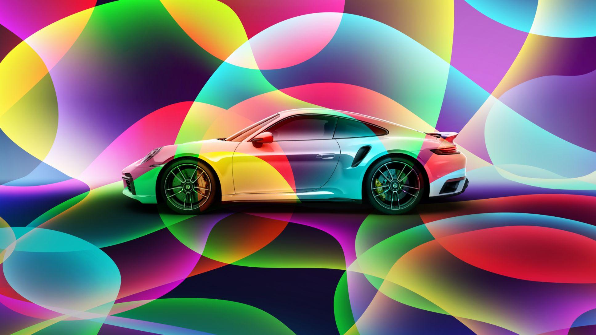 Technicolour Dreamscape Using Paint To Expand The Porsche Story