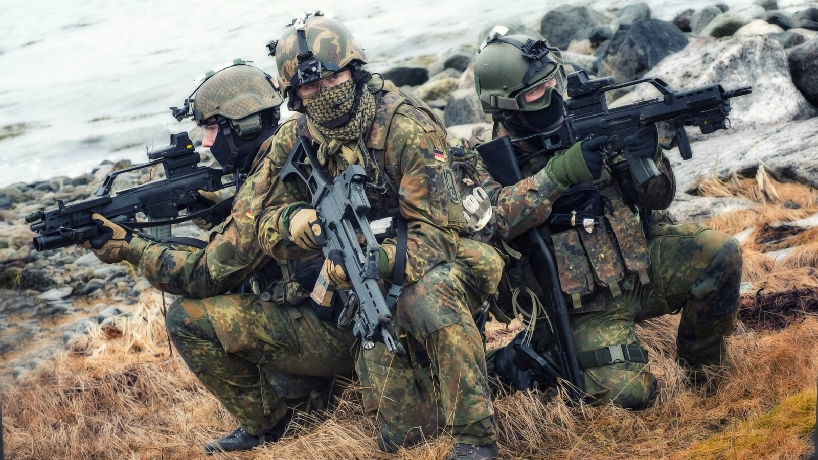 Wallpaper Soldiers Hk G36 Germany The