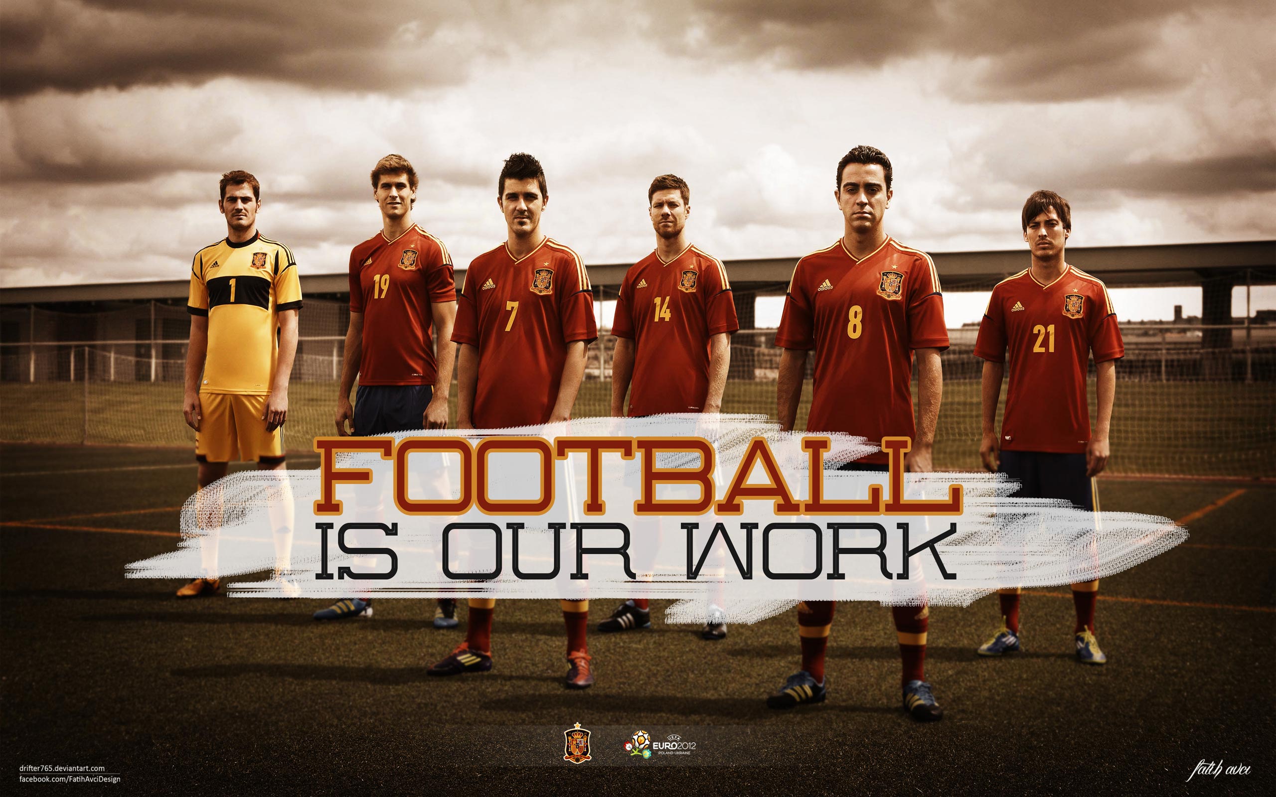 Free Wallpapers   Spain Football Team 2012 2560x1600 wallpaper