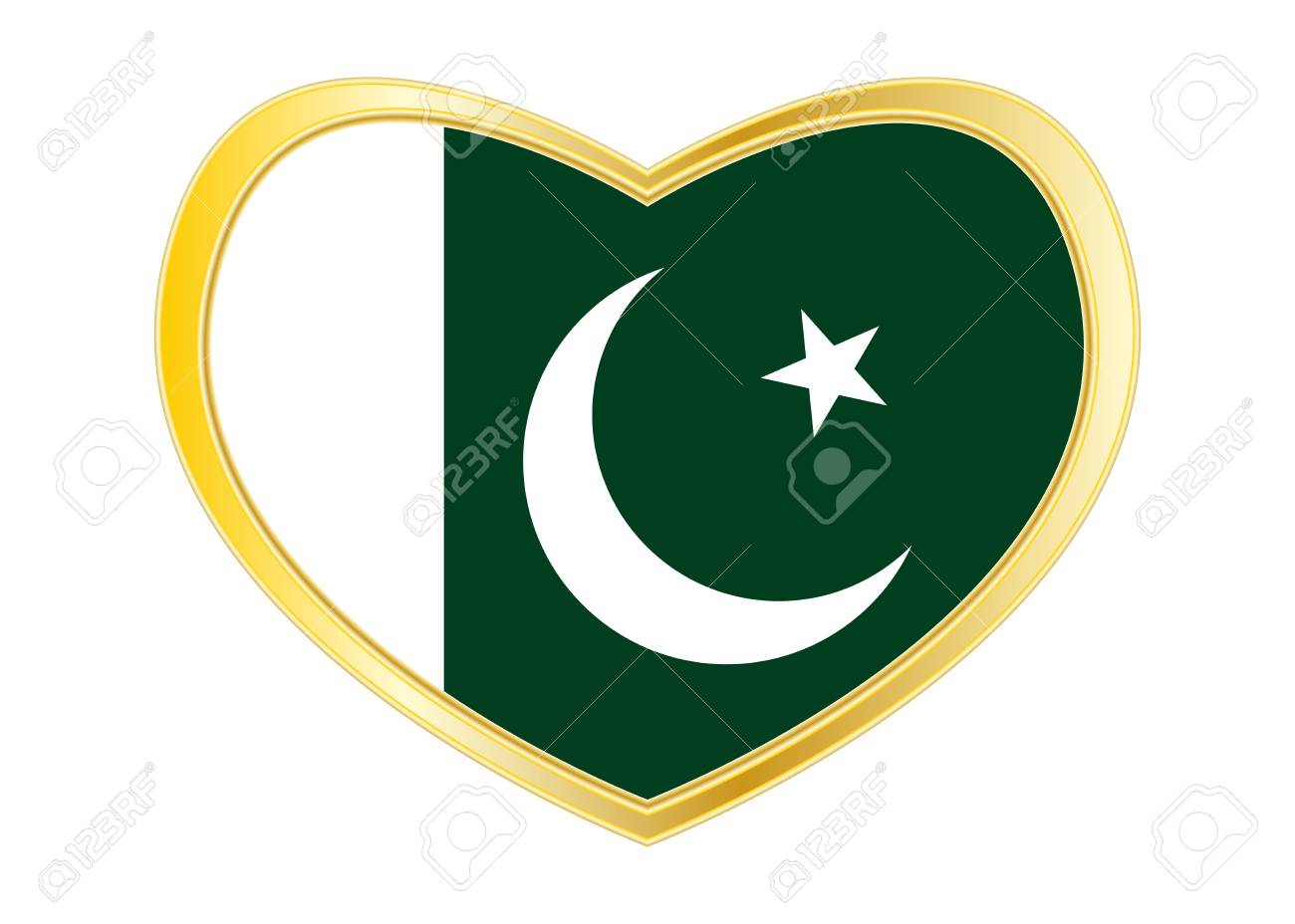 Pakistani National Official Flag Patriotic Symbol Banner