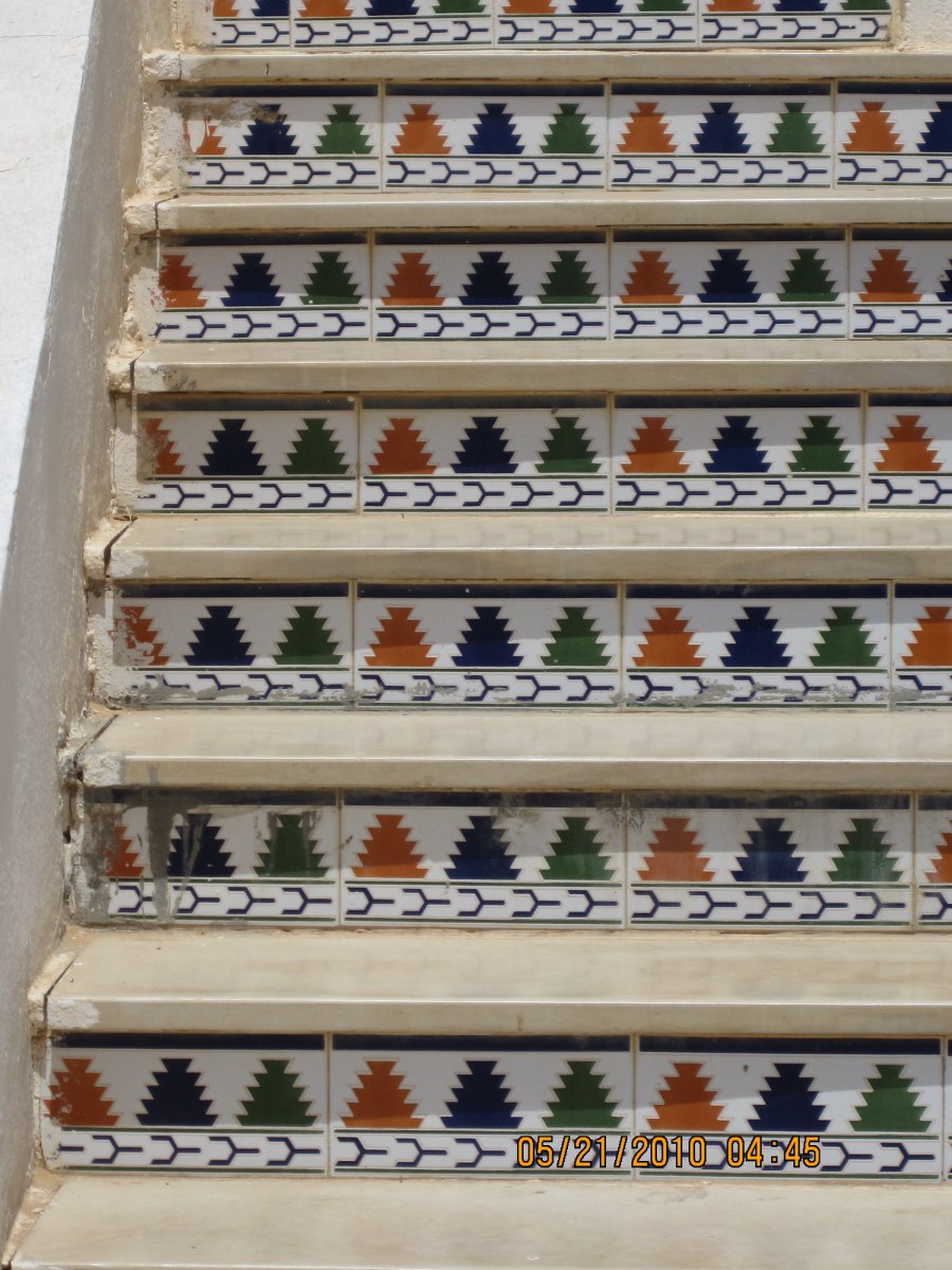 Free download different villages Heres another Tunisian stair riser