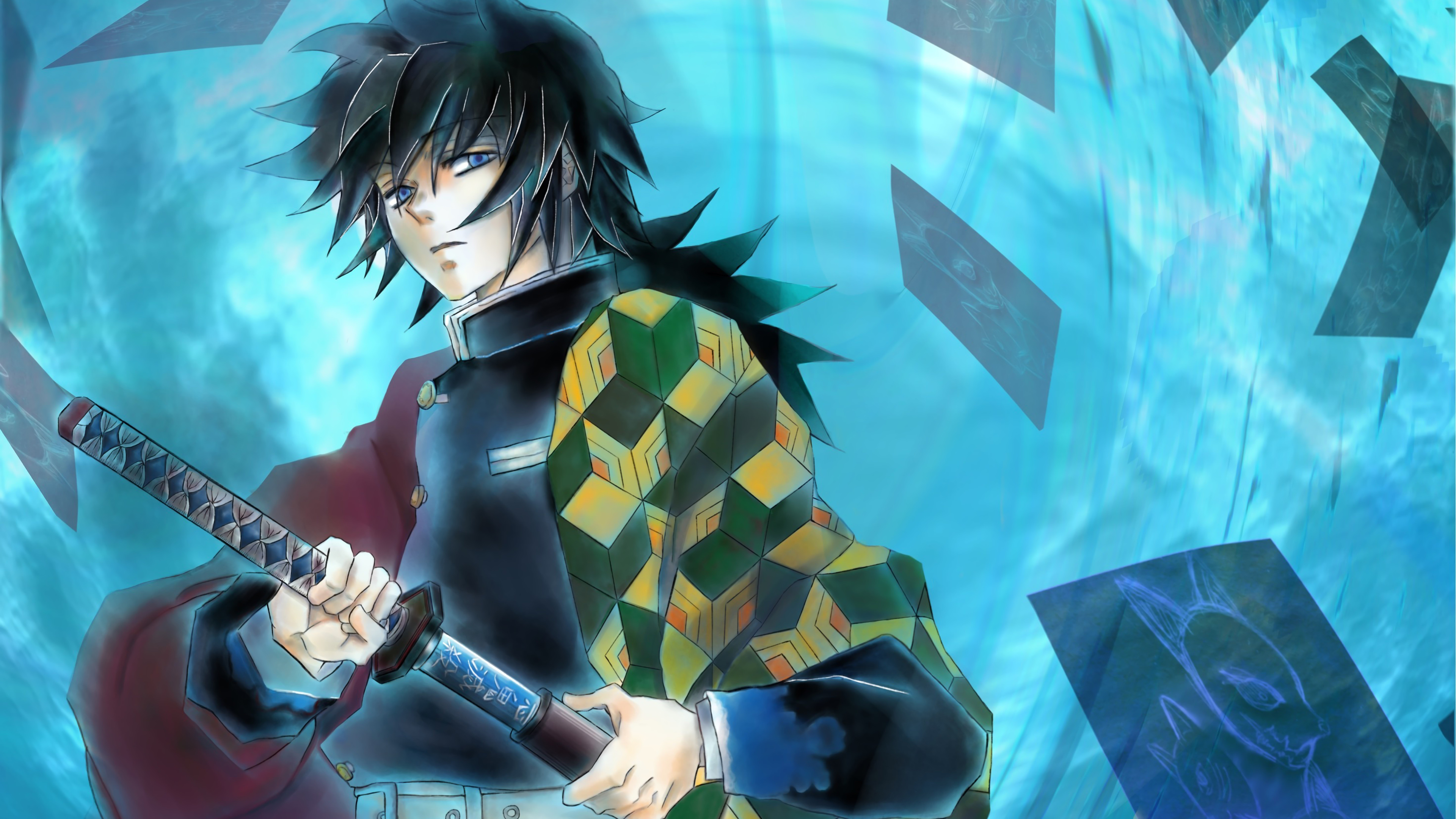 Tomioka Giyuu Kimetsu No Yaiba 4k Wallpaper