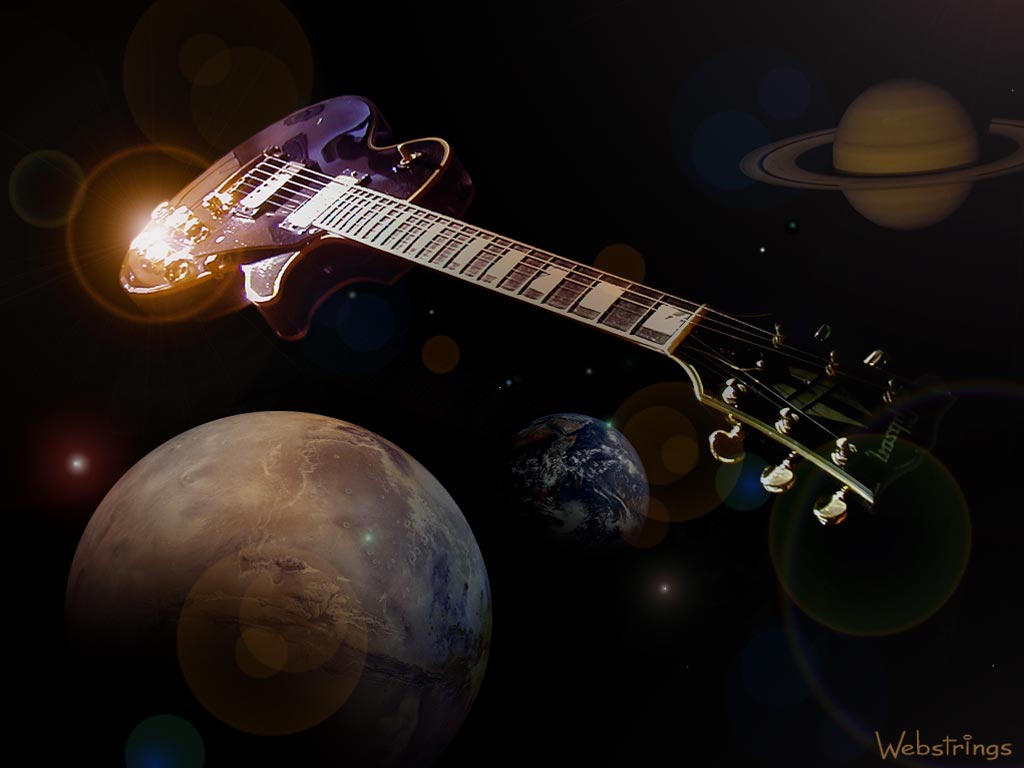 Gibson Les Paul Angel Wing Guitar Wallpaper The Database