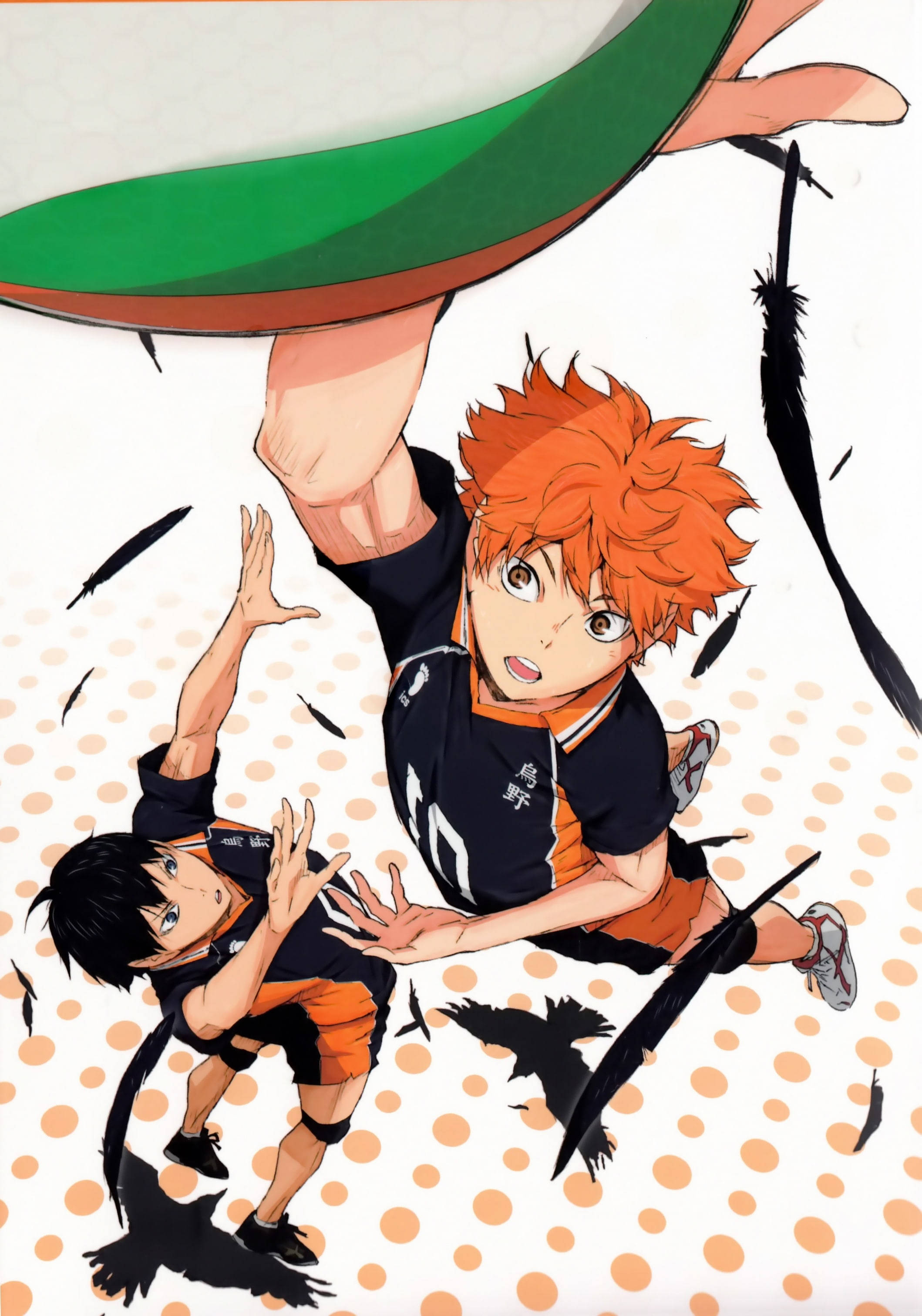 Shoyo Hinata Wallpaper Helt Gratis