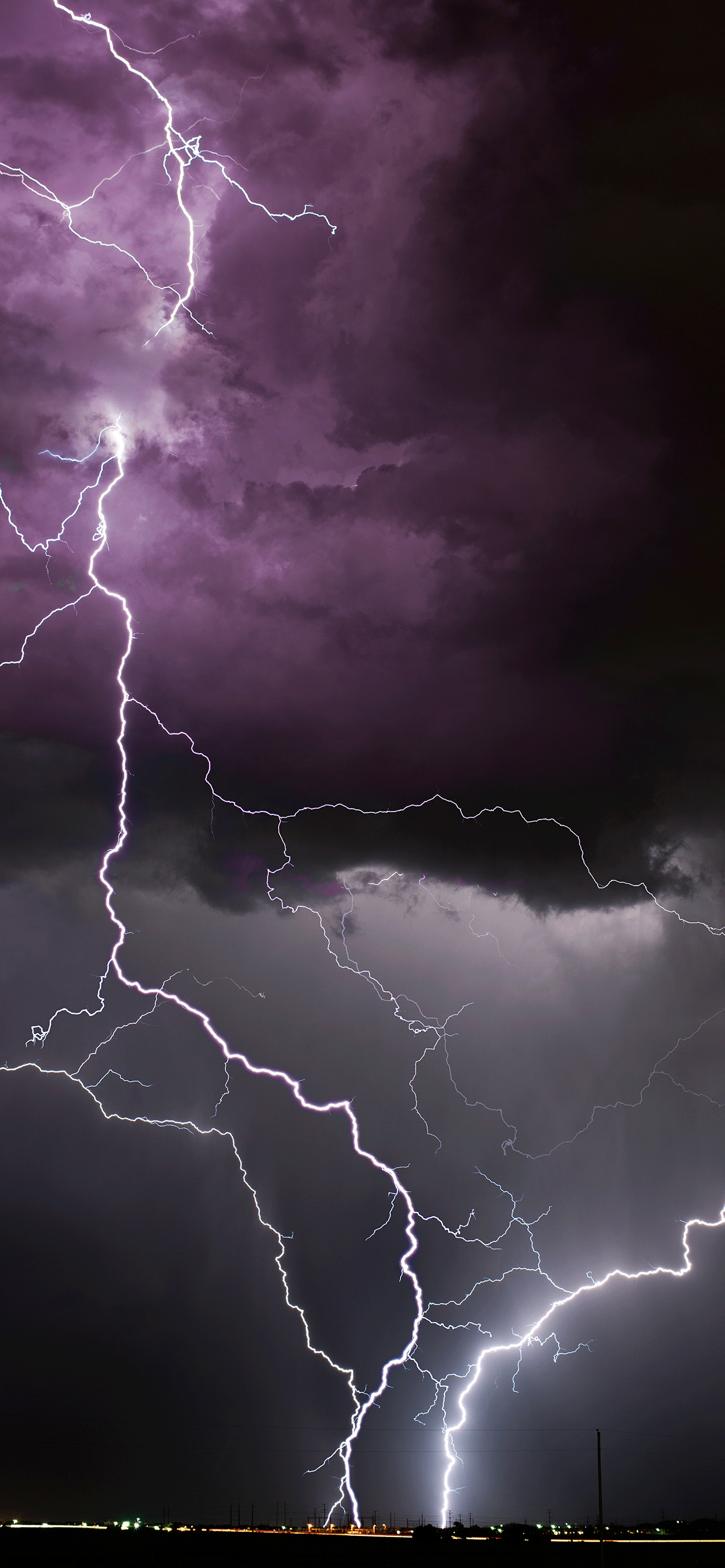 Lightning Wallpaper For iPhone Pro Max X