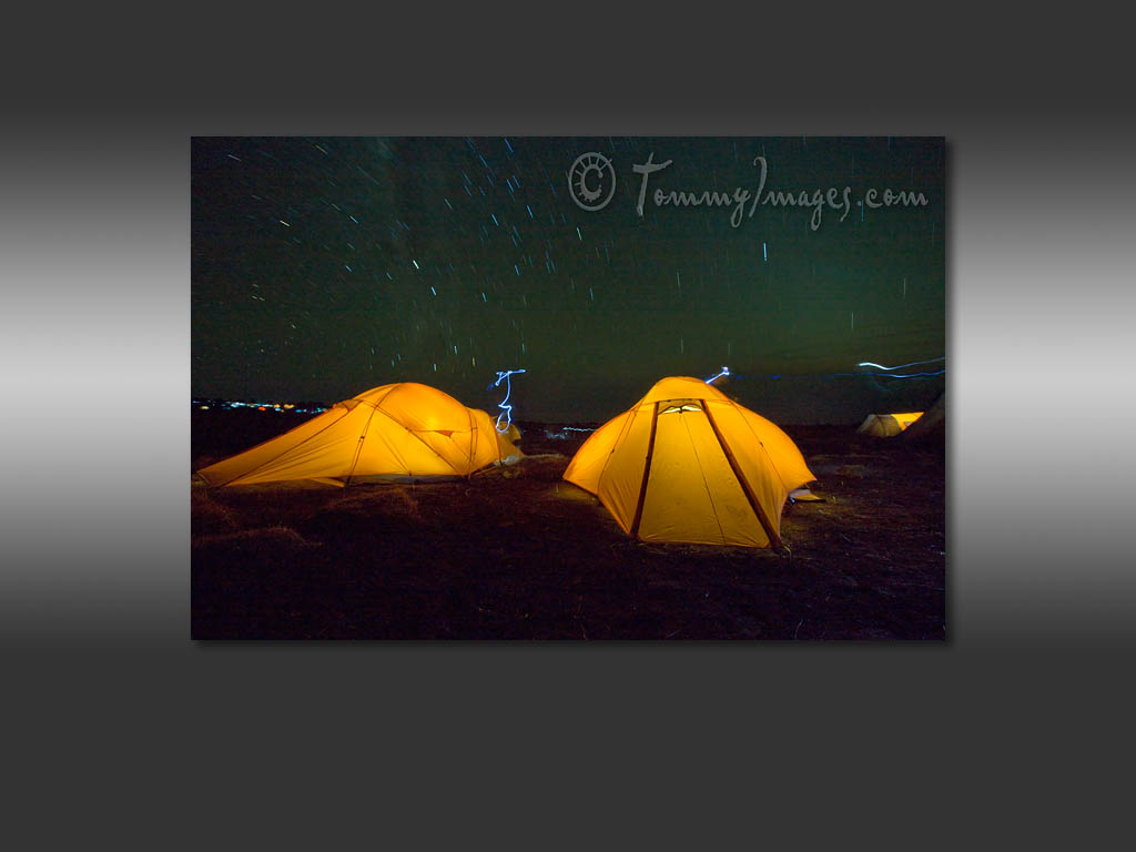 Puter Desktop Wallpaper Tents Glowing During The Night On