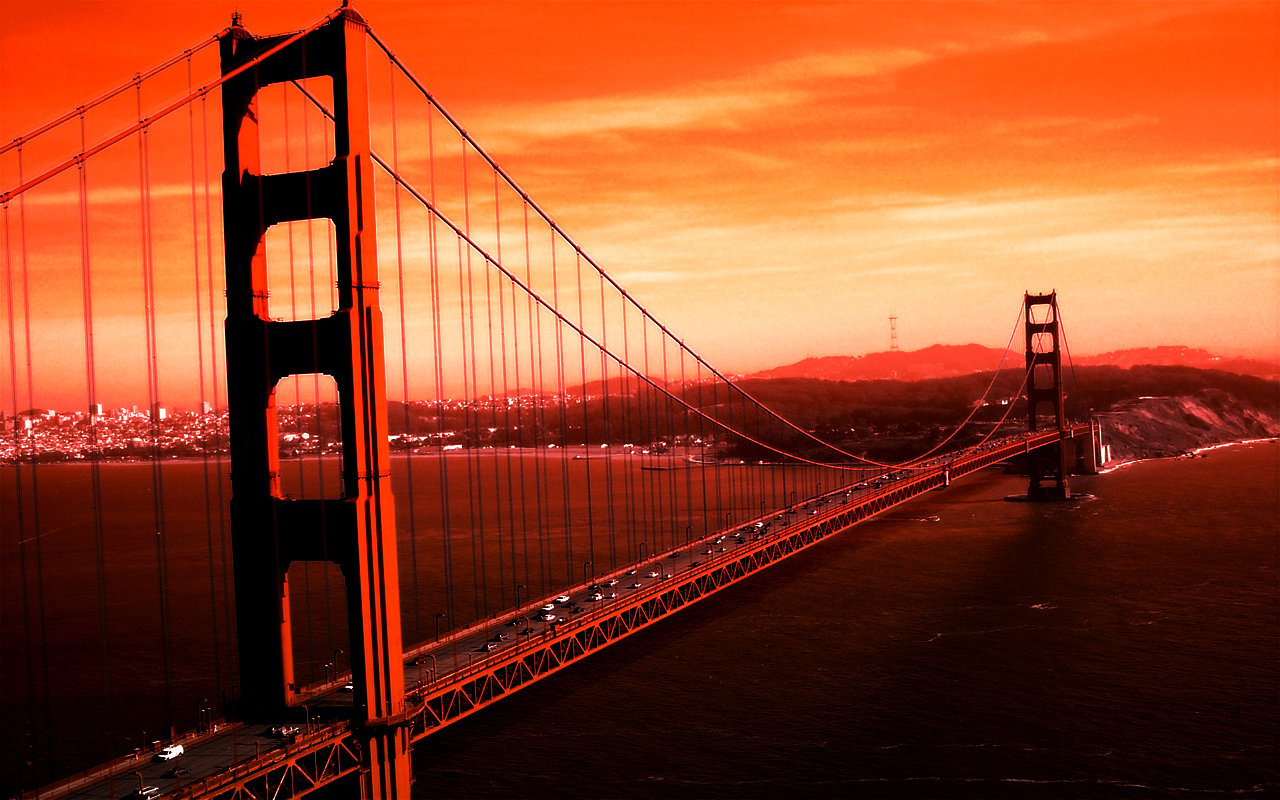 Golden Gate 1280x800 Wallpaper by Madsin