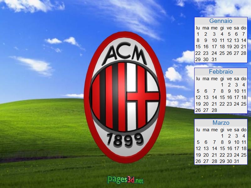 Calendario Di A C Milan Associazione Calcio Milano