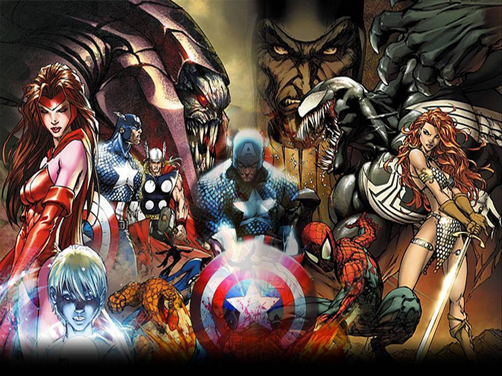 Superhero Desktop Wallpaper Super Heroes Marvel Filesize