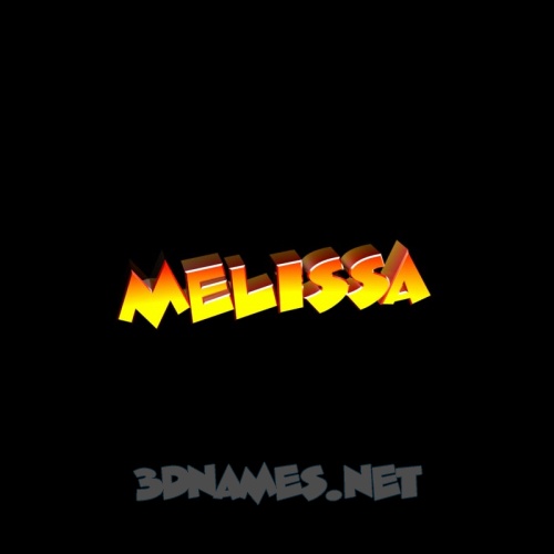 3d Name Wallpaper Image For The Of Melissa