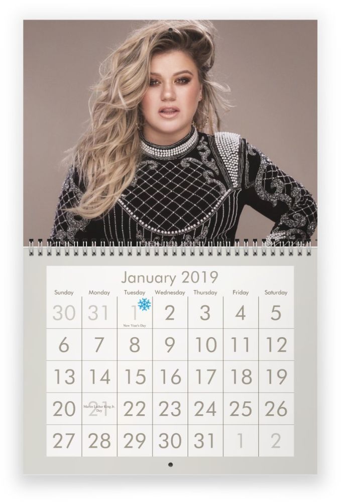 Details about KELLY CLARKSON 2019 Wall Calendarclearance in 2019