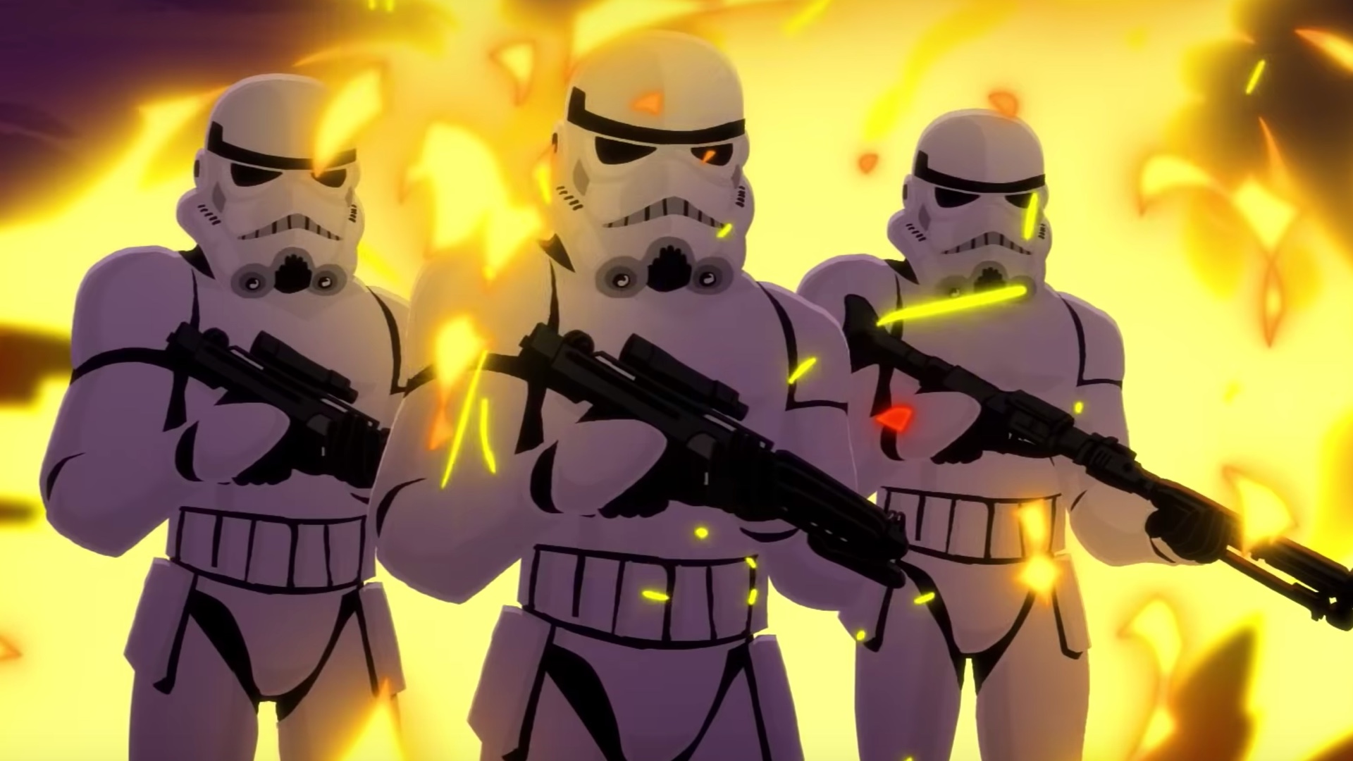 Cool Animated Star Wars Stormtrooper Propaganda Video Soldiers