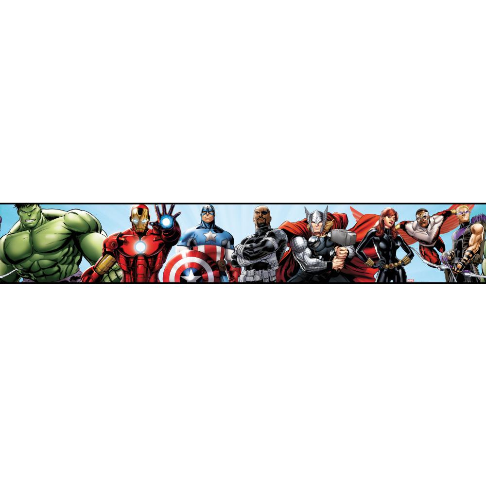 And Kids Marvel Heroes Wallpaper Border Inc