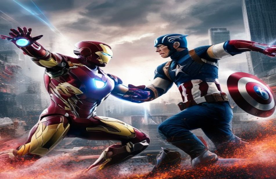 Iron Man Vs Captain America Wallpaper