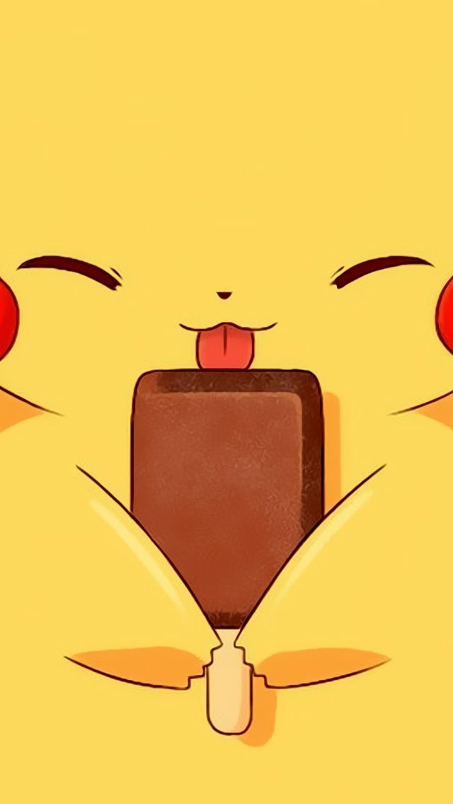 Pikachu Ice Cream Cute iPhone Wallpaper Mobile9 Chibi