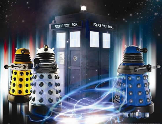 Dalek And Tardis Wallpaper