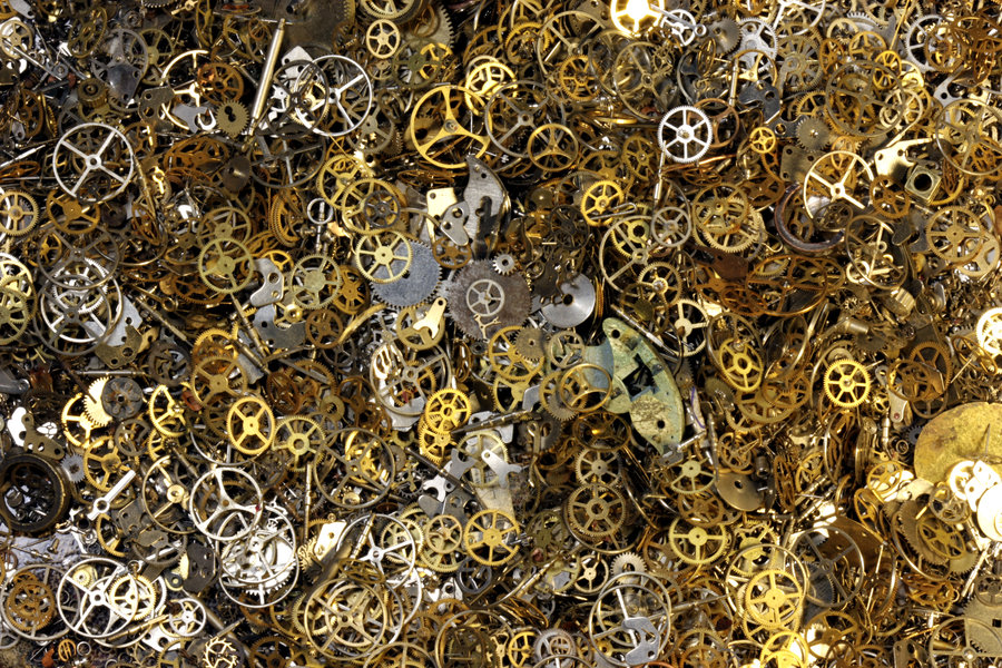 Steampunk Gears Parts Pile 1 by CatherinetteRings 900x600