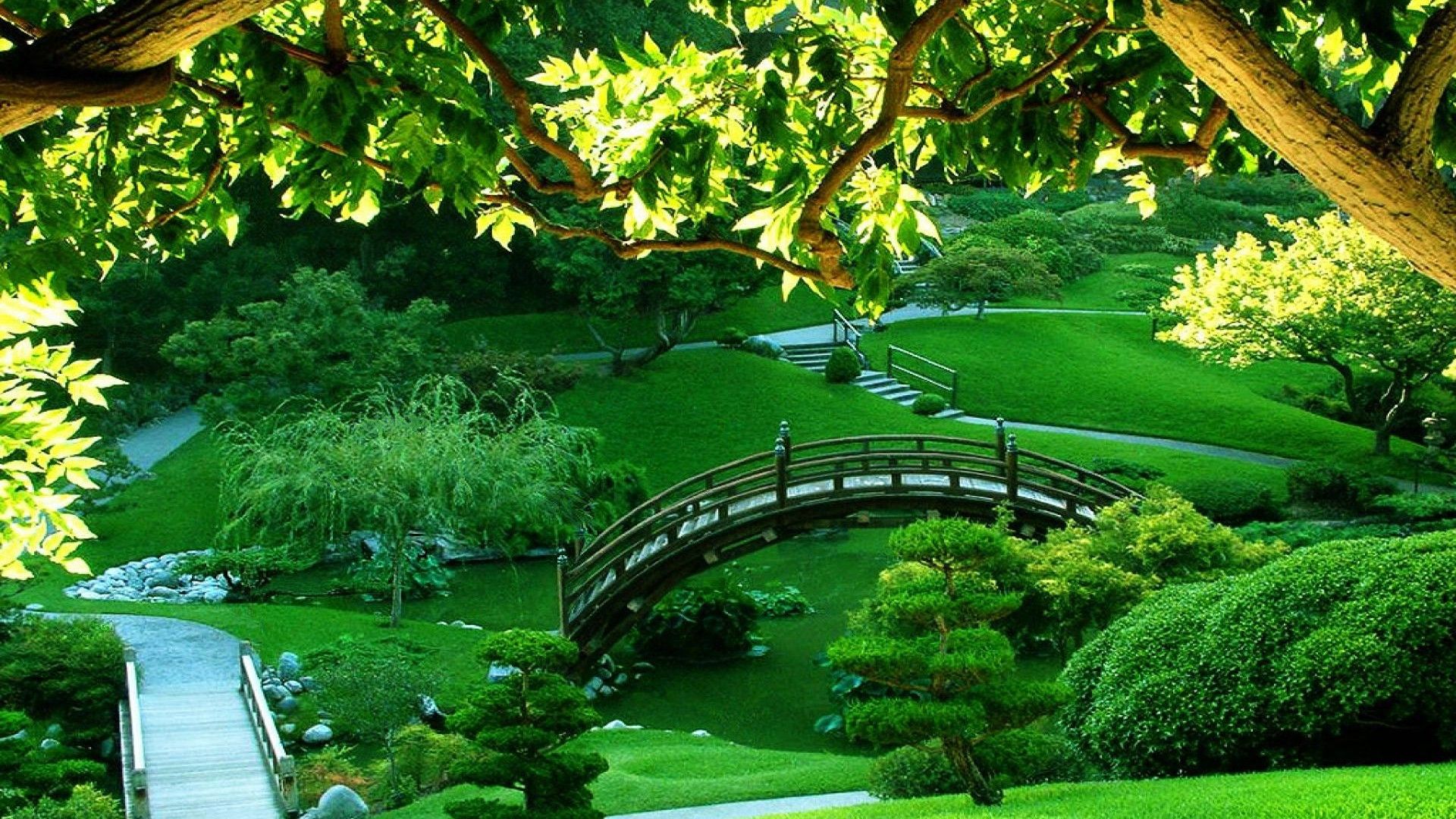 Green Park HD Wallpaper X Japanese Garden Most
