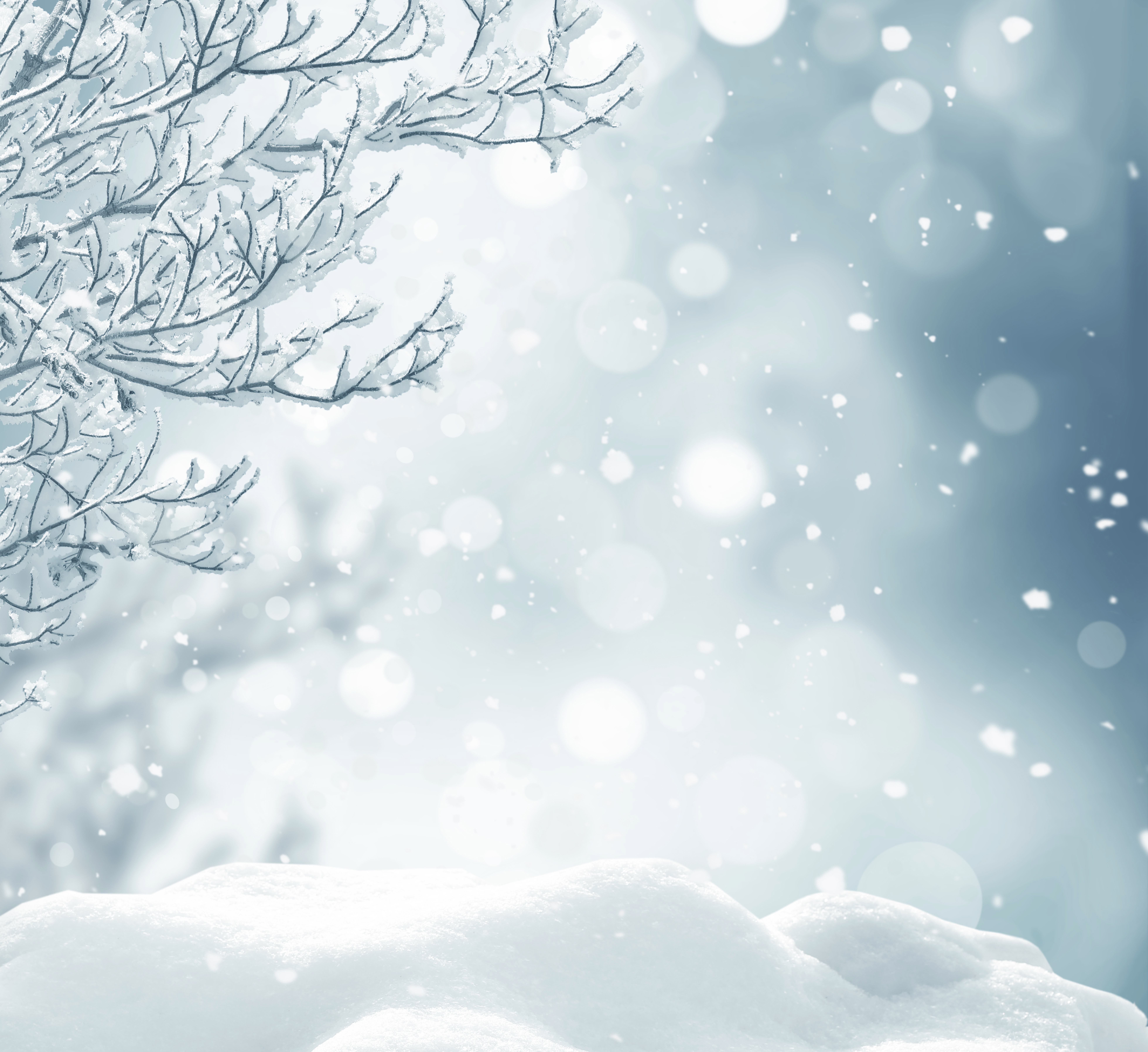 Image Gallery Snowy Background