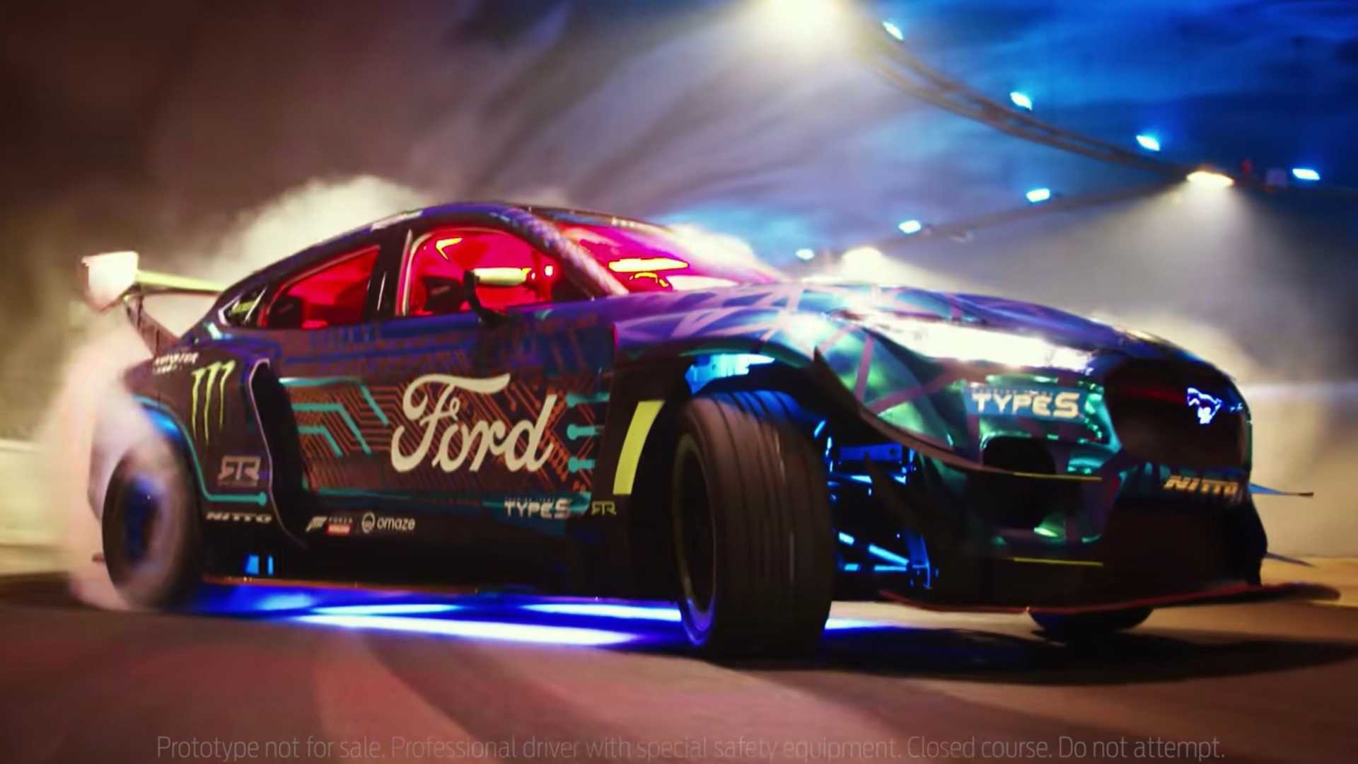 Vaughn Gittin Jr Thrashes Mustang Mach E In Stunning Scenery