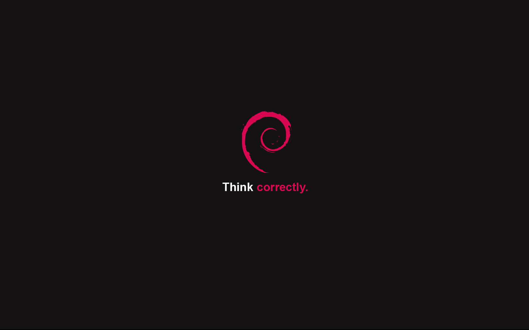 Think Correctly Debian By Cyric80