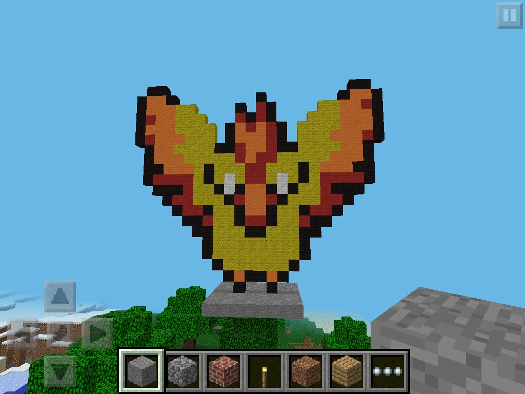 Minecraft Pe Moltres By Peggysus