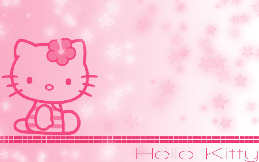 Gambar Wallpaper Hello Kitty Warna Pink Dan