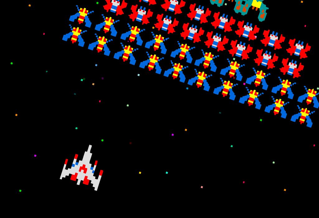 Galaga Background By Chaingrower