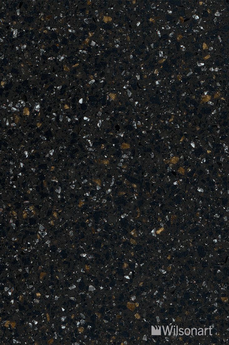 Gold Glitter Chips Clear Black And White