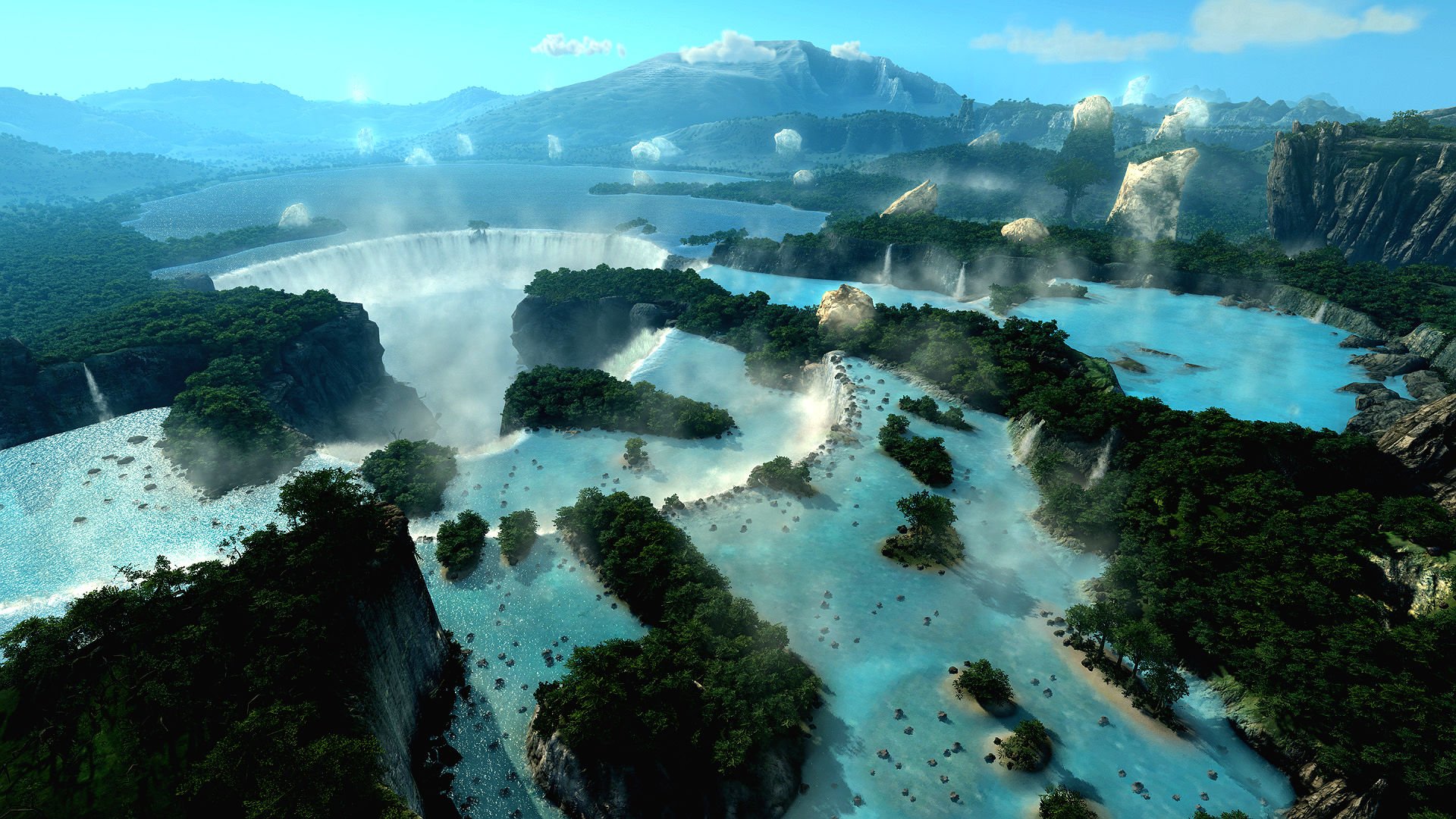 Xiv Realm Reborn Game Adventure Online Wallpaper Background