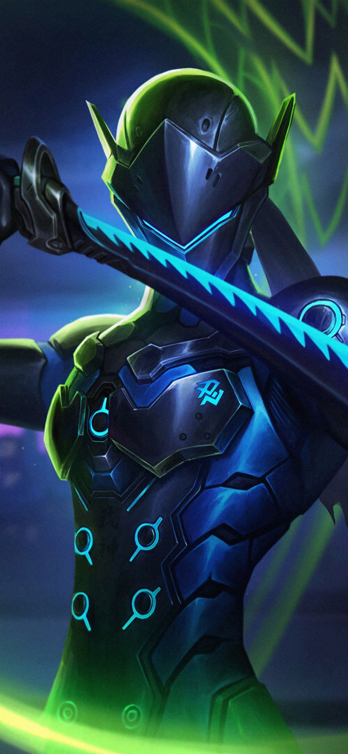 iPhone Pro Max Wallpaper Overwatch Genji