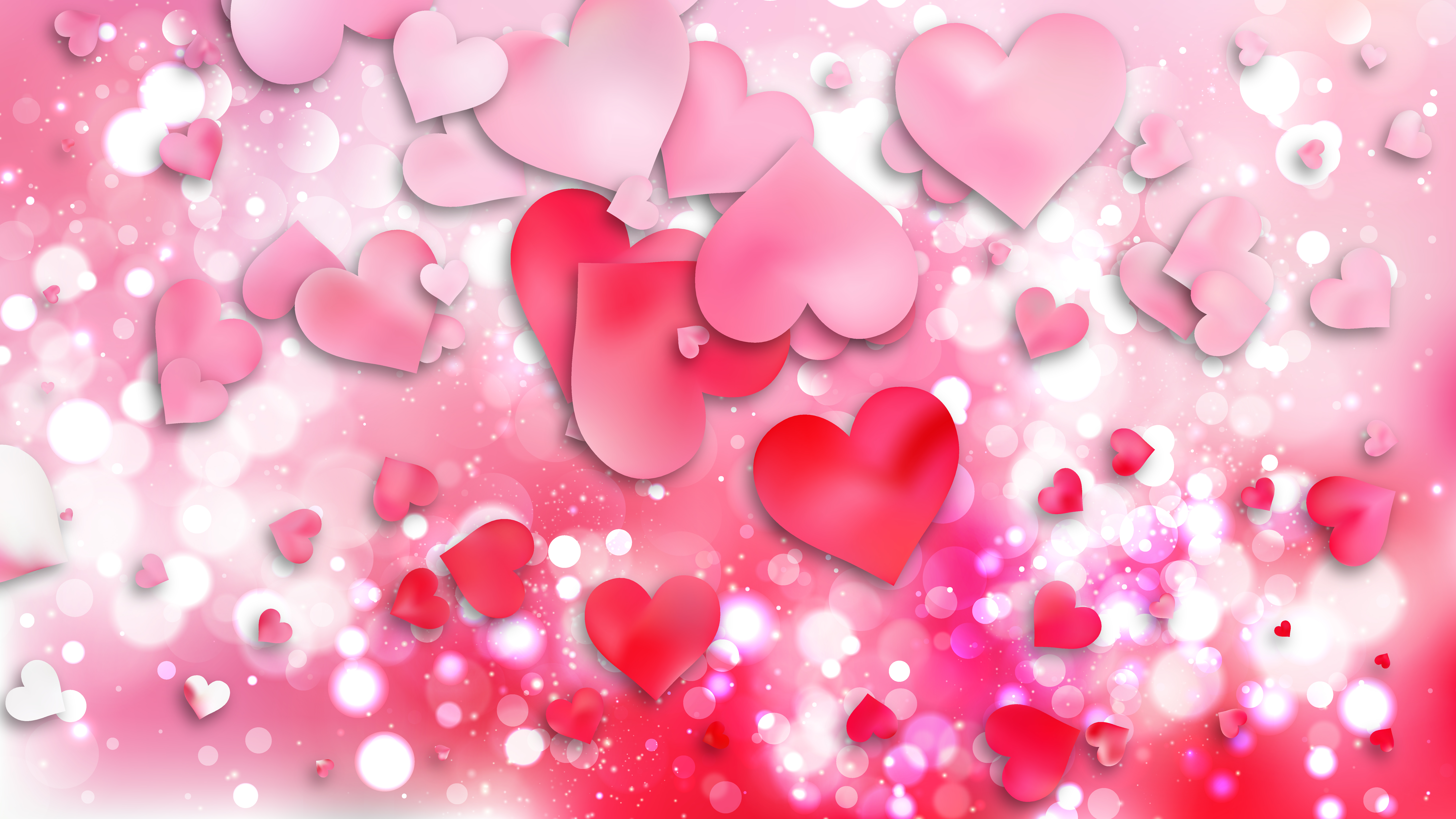 Light Pink Love Background Illustration