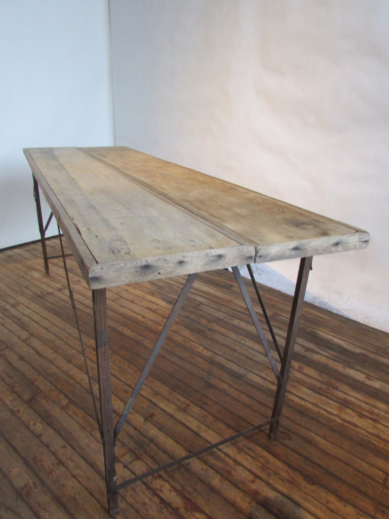 Antique Wallpaper Pasting Work table at 1stdibs