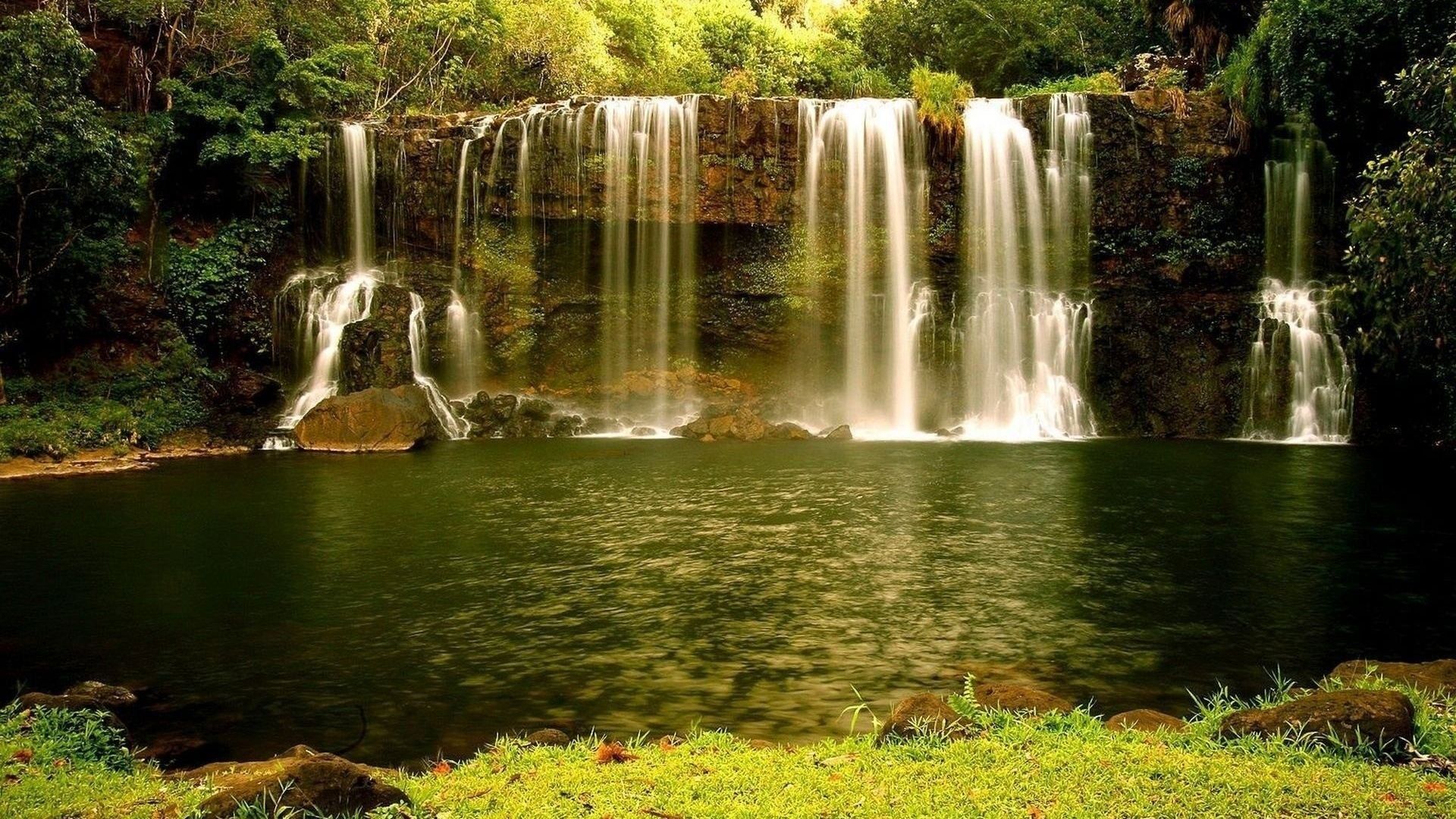 Beautiful Pictures Nature Waterfall Wallpaper