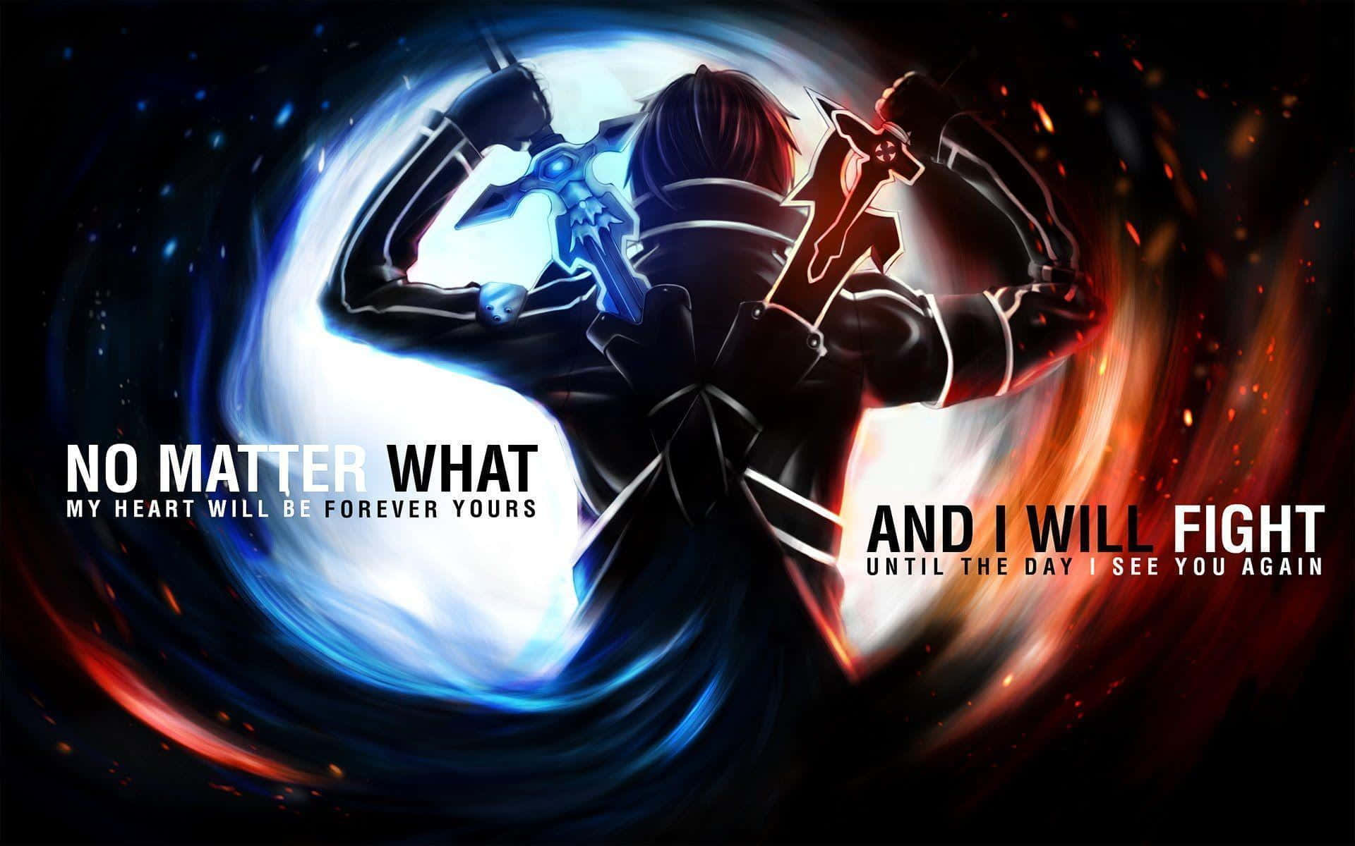 Sword Art Online Kirito Quote Picture Wallpaper