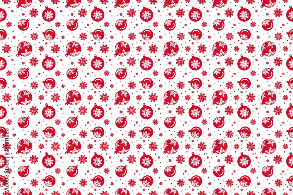 Merry Christmas pattern seamless Christmas wallpaper Red and