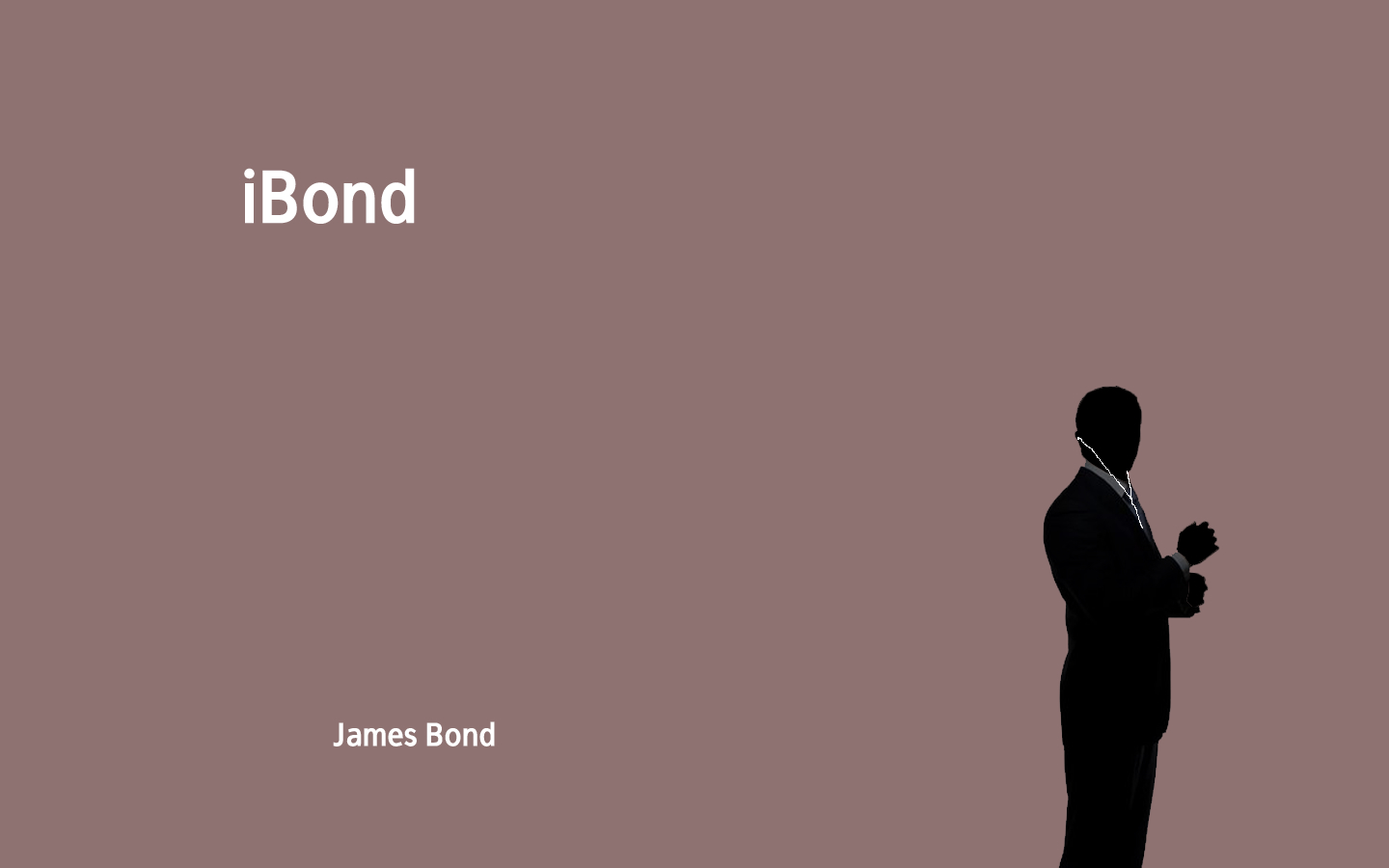 Desktop Wallpaper James Bond Ipod Style