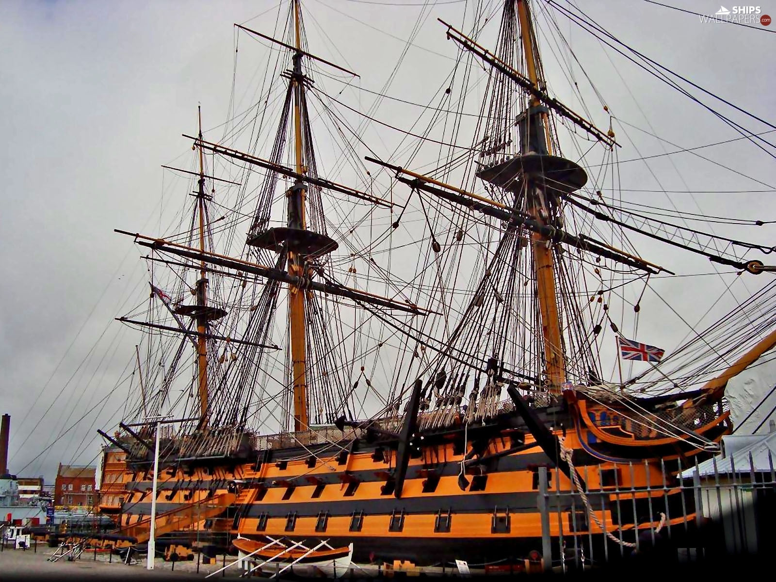 Hms Victory Wallpaper On