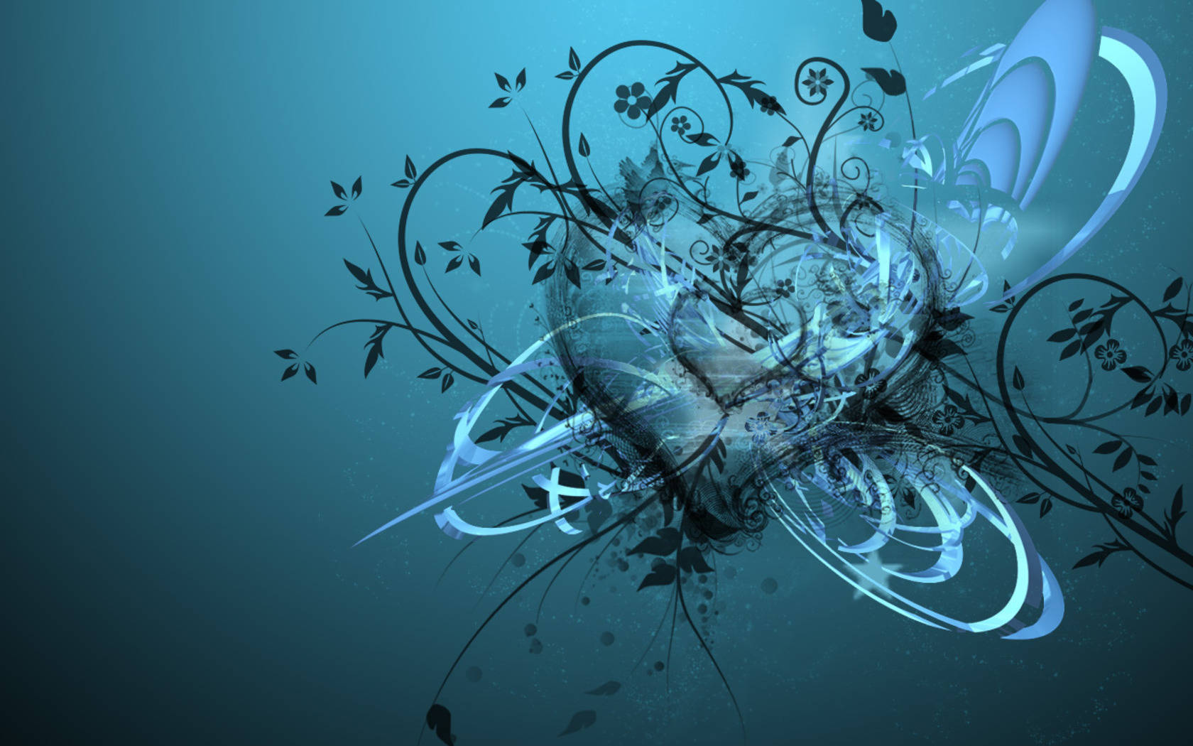 Blue Heart Wallpaper