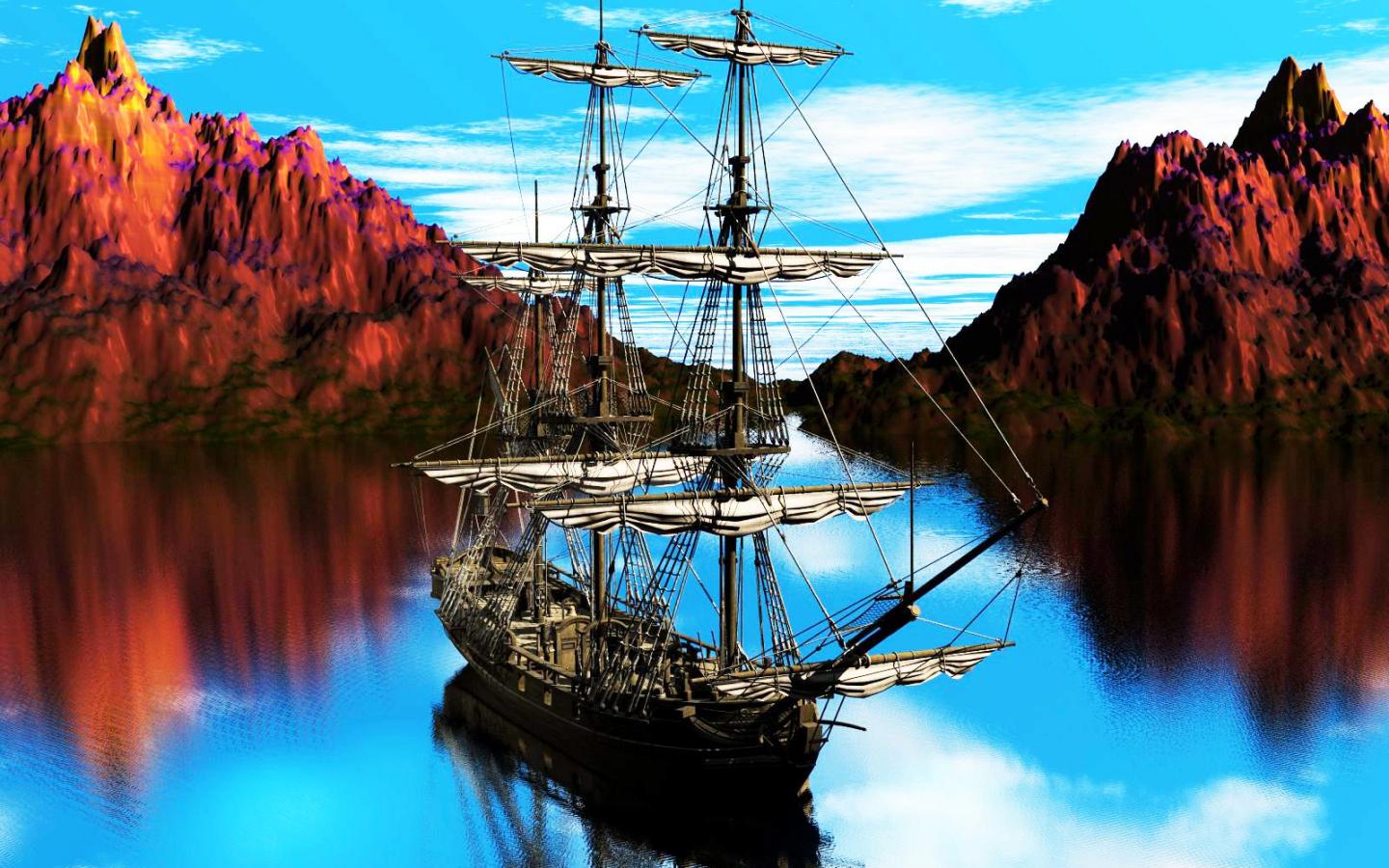 THE OLD PIRATE SHIP WALLPAPER   110500   HD Wallpapers