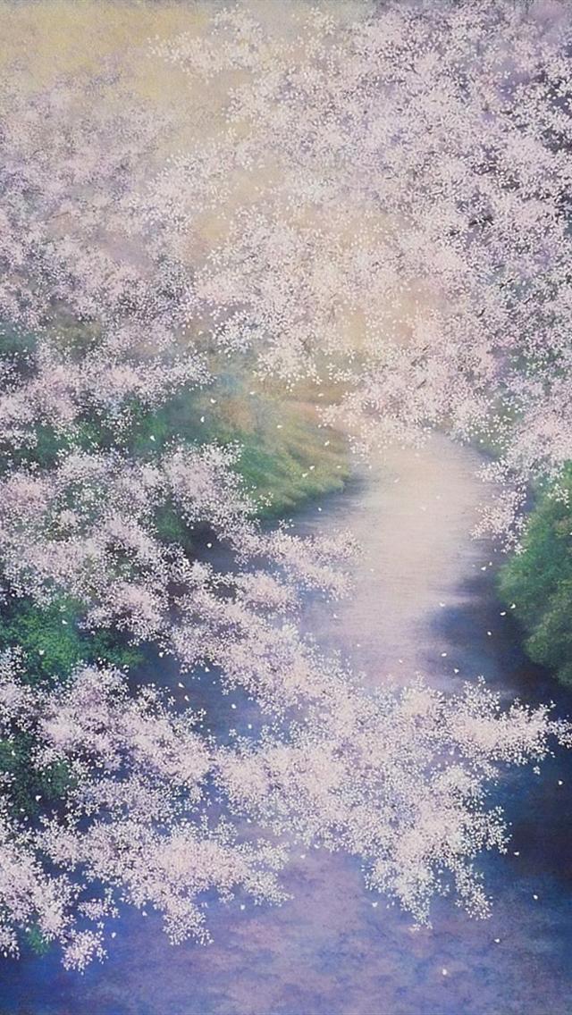 Pretty Tree Art iPhone HD Wallpaper
